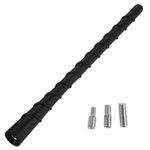 Dhanvine Car Roof Mast Whip Screws Amplified Radio AM/FM Aerial Flexible Fibre Antenna Compatible with Ford Freestyle