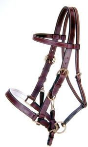 Tough 1 mens australian-equestrian-style horse halters, Brown, US