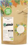 Wholefood Earth Organic Cassava Flour – 1 kg | GMO Free | Vegan | High Fibre | Certified Organic