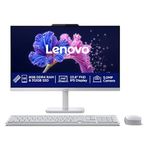 Lenovo A100 AIO Intel® Core™ i3-N305 24" FHD IPS (8GB RAM/512GB SSD/Windows11/Office 24/2Wx2 Speakers/Wireless EOS Keyboard & Mouse, Cloud Grey), F0J6005LIN All-in-One Desktop