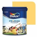 Dulux Promise Exterior Emulsion Paint (10L, Yellow Rose) | Ideal for Exterior Walls | Smooth Finish | Anti-Peel & Anti-Crack | Long-Lasting Colors