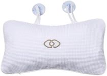 YUET Anti-Slip Non-Slip Inflatable Bathtub Pillow Home Spa Bath Cushion Head Neck Back Shoulders Rest Relax Suction Cup Bathroom Support for Hot Tub Luxurious Headrest