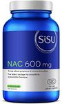 SISU NAC 600mg | Helps With Symptomatic Relief of Chronic Bronchitis, and Immune Support | 120 Veg Caps | Cold & Flu Relief, Antioxidant Booster | Non-GMO, Gluten Free, Diary Free