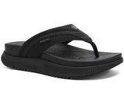 ONCAI Orthopedic Flip Flops Women with Arch Support Ladies Orthotic Recovery Sandals Comfortable Plantar Fasciitis Slip On Walking Sandal for Womans Indoor Outdoot Casual Summer Black Size 6
