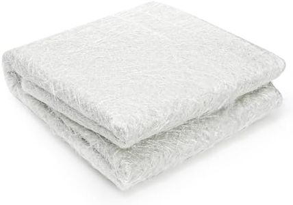 ZENFUN Fiberglass Mat, 4.4 Yards × 41" Wide Fiber Glass Chopped Strand Mat, 1.5 oz Fiberglass Cloth, Fiber Glass Sheet, Strong Repair Function- Suit for Surfaces and Reinforces Repairs