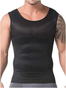 DIANE & GEORDI 002007 Body Shaper Men | Fajas Colombianas para Hombres Black S