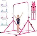 MARFULA Gymnastics Bar Folding Junior Training Bar Gymnastics Horizontal Bar Folding Monkey Bar Kip Bar for Kids Home Gymnastics Training Equipment