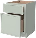 CozyHommie Solid Wood File Cabinet with 2 Drawers, Desk Under-Table Wooden File Cabinet, Suitable for Bedside or Freestanding File Storage Cabinet