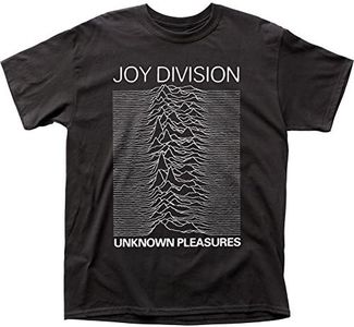 Impact Joy Division Unknown Pleasures Adult tee, Black, Medium