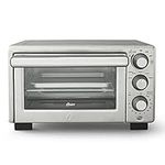 Oster Compact Countertop Oven With Air Fryer, Stainless Steel