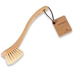 ENA Living Wooden Dish Brush (26x4 cm) | Sustainable FSC-certified Beechwood Dish Brush | Eco Labelled Dish Brush Made with Beechwood and Horse Hair | Long Lasting and Sturdy Wooden Dish Brush