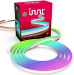 Innr Outdoor LED Strip Light, Colour, 4m, Works with Philips Hue*, Alexa, Hey Google, SmartThings (Hub Required) Smart LED Lightstrip, 4 Meter, RGB, Waterproof, Up to 16 Million Colours, OFL 142 C