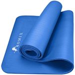 ROMIX Yoga Mat thick 15 MM Foam Exercise Mat 180x60x1cm Non Slip Gym Mat with Carry Bag and Strap, Workout Mat, Yoga Mats for Women Men Pilates mat Gymnastics Meditation Home Outdoor