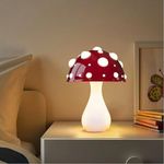 MAOYONG Mushroom LED Table Lamp, Elegant and Modern, Ideal as a Bedside Lamp or Desk Lamp - Suitable for Any Bedroom