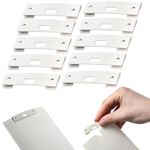 Vertical Blind Repair Vane Savers,Louver Replacement Parts Maintenance Clips/Blind Fixers,White (10)