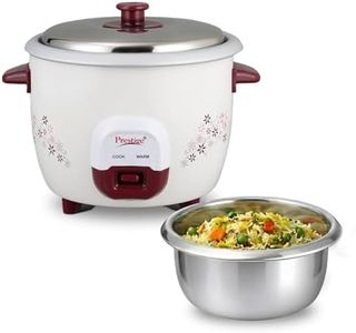 Prestige PRWO 1.8 Liters Red Colour Rice Cooker