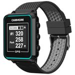 CANMORE TW356 Golf GPS Wearable Device for Men and Women, Free 41,000+ Preloaded Courses Update Worldwide, High Contrast LCD Display, Upgrade IC Chip, Lightweight Essential Accessory for Golfer, Black