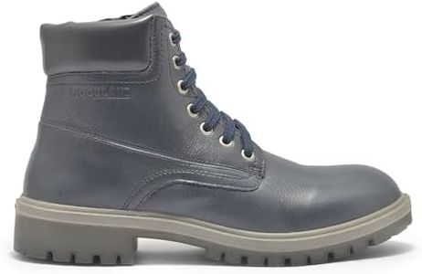 Woodland Men Navy High-Top Boot