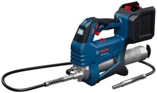 BOSCH GFP18V-10N 18V Grease Gun 10,000 PSI Max Pressure Brushless Motor Portable Greasing Tool for Automotive & Heavy Equipment (Bare Tool)