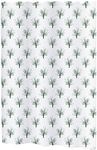 Carnation Home Fashions 100-Percent Polyester Fabric Print 108 by 72-Inch Shower Curtain, Faith, X-Wide, Black/White