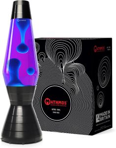 Mathmos Astro Lava Lamp – Violet Turquoise Retro Lighting
