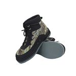 NEYGU Breathable and Quick-Drying Fishing Shoes, Wading Boots with Felt Sole for Fishing,Hiking and Hunting Used for Neoprene Stocking Foot Wader Camo