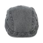 FabSeasons Denim Jeans Cotton Ivy Flat Golf Cap – Classic Newsboy Gatsby Hat for Men