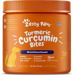 Zesty Paws, Turmeric, Curcumin Bites For Dogs, Joint & Immune Support, Duck Flavor, 90 Soft Chews