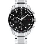 Tommy Hilfiger Analogue Multifunction Quartz Watch for Men with Silver Stainless Steel Bracelet - 1791835