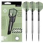 Harrows Control Steel-Tip Darts, 80% Tungsten, 3 Supergrip Shafts, 3 Control Flights (24, Grams)