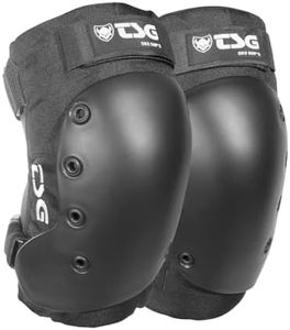 TSG Kneepad SK8 DHP Protective Pads, Hardshell, EVA Foam, PE Knee Cap, Pre Shaped, Horseshoe, Open Back, Tear Resistant Nylon, Neoprene Butterfly Straps, Swiss Design