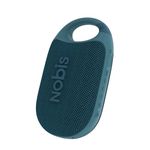 NOBIS Clip N1 Portable Bluetooth Speaker with App, Beat Mode, Up to 24H Playtime, IP68 Waterproof, BT 5.3, HD Sound, Stereo Pairing, Custom EQ, Perfect for Outdoor, Home and Adventure (Blue)