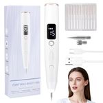Skin Tag Removal Pen Kit with Adjustable 15 Levels and LED Spotlight, USB C Rechargeable Mole Remover Plasma Pen with LCD for Precise Cosmetic Care of Skin Tags, Warts, Freckles and Dark Spots