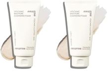 Innisfree Volcanic BHA Pore Foaming cleanser 150g | Korean Face Wash for Oily/Combination Skin | Clogged Pore Cleanser with Volcanic Clusters | Blackhead Removal | Deep Cleansing (Pack of 2)