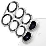 JETech Camera Lens Protector for iPhone 16 6.1-Inch and iPhone 16 Plus 6.7-Inch, 9H Tempered Glass, Anti-Scratch, Case Friendly, Does Not Affect Night Shots, HD Clear, 3-Pack