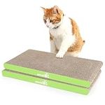 Pecute Cat Scratcher Large, Cat Scratching Boards 2 Pack, Kitty Scratching Pads for Cats