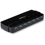 StarTech.com 7 Port USB 3.0 Hub – Up To 5 Gbps – 7 x USB – Universal Multi Port USB Extender for Your Desktop – USB Powered (ST7300USB3B)