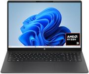 HP OmniBook 3 16 inch Laptop PC, 2K Touchscreen, AMD Ryzen 3 30, 8 GB RAM, 512 GB SSD, AMD Radeon 610M GPU, Windows 11 Home, Mica Silver, 16-by0299nr