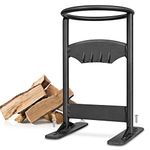 Amoist Kindling Splitter for Wood, Cast Iron Wood Splitter Hand Cutter Kindling Racker Manual Log Splitter Wedge for Campsite & Home (Small Cracker)