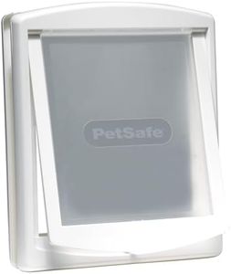 PetSafe Staywell, Convenient, Original 2 Way Pet Door, Fast Installation, Easy fitting, 2 Way Locking, Cat Flap for All Pets – Small - White
