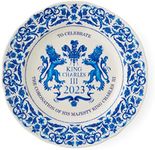 Portmeirion Home & Gifts Plate, Blue & White, 23cm