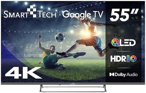 Smart Tech TV QLED 4K UHD 55' (139 cm) 55QG02V Google TV- 4xHDMI - 2xUSB - Dolby Vision - Dolby Atmos