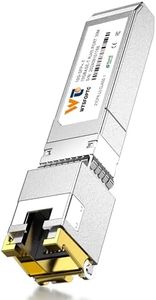 10G SFP+ to RJ-45 Transceiver, 1.25/2.5/5/10G-T Copper SFP+ CAT6a Module, Auto-Negotiation, Up to 30m, for Cisco SFP-10G-T-S, Ubiquiti UniFi UF-RJ45-10G, Meraki, TP-Link, Netgear (1)