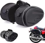 Motorcycle Saddle Bag,Universal Waterproof Luggage Storage Bag,Dual Rear Seat Bag Oxford Pannier Bag for Most Motorcycle