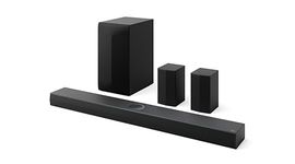 LG S70TR (QNED TV Matching) 5.1.1 ch. Soundbar with Wireless Dolby Atmos, DTS:X, Center Up-Firing Channel, Rear Surround Speakers Included, Wow Orchestra, HDMI eARC (S70TR, 2024)