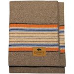 Chubbuck Forest Thick 100% Wool Camping Blanket (60" x 84"), Mexican Blanket Sherpa Blanket Native American Blanket Pendleton Blanket Aztec Blanket Western Blanket Car Blanket Wool Blanket