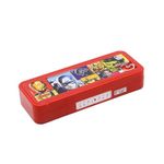 Ski Homeware Puzzle Pencil Box With Number Lock And Game, Perfect For School Children, An Ideal Gift For Kids - Avenger - Plastic, Multicolor