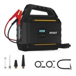 Dylect Smart Tyre Inflator with Jump Starter DC 14.8V | 7200mAh Battery | Power Bank | 150PSI | Digital Display | AC/DC Supported | C Type Charging | Auto Cut-Off