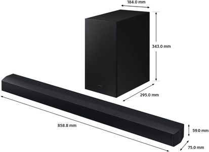 Samsung 2.1ch 300W Soundbar – Wireless Bluetooth Audio