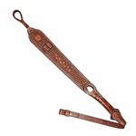 TOURBON Vintage Leather No Drill Rifle Sling with Ammo Holder Loops for 223, 243, 270, 30-06, 30-30, 308, 45-70, 357, 6.5 creedmoor, etc.